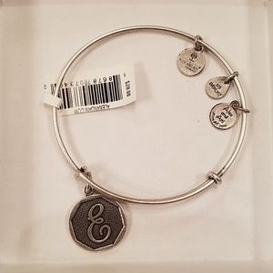 NWT Alex and Ani "E" bracelet